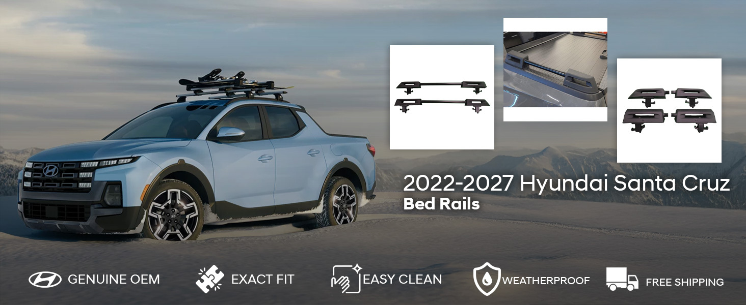2022-2027 Hyundai Santa Cruz Bed Rails