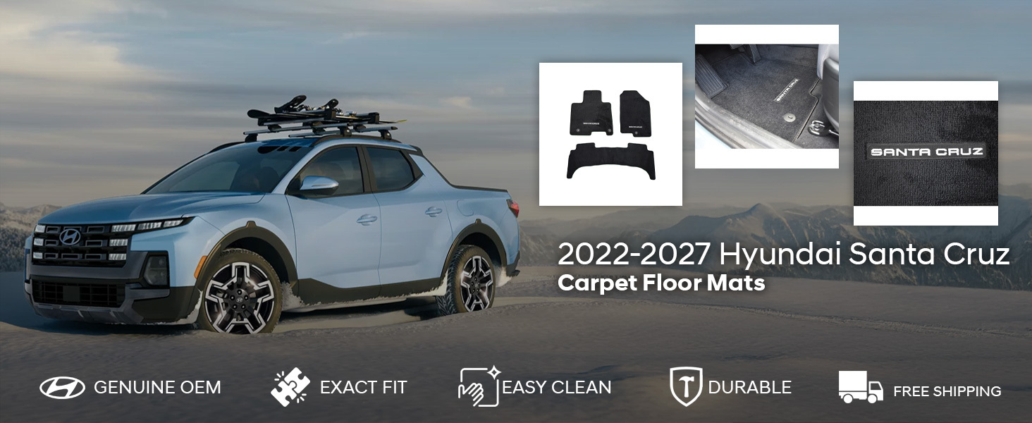 2022-2027 Hyundai Santa Cruz Carpet Floor Mats
