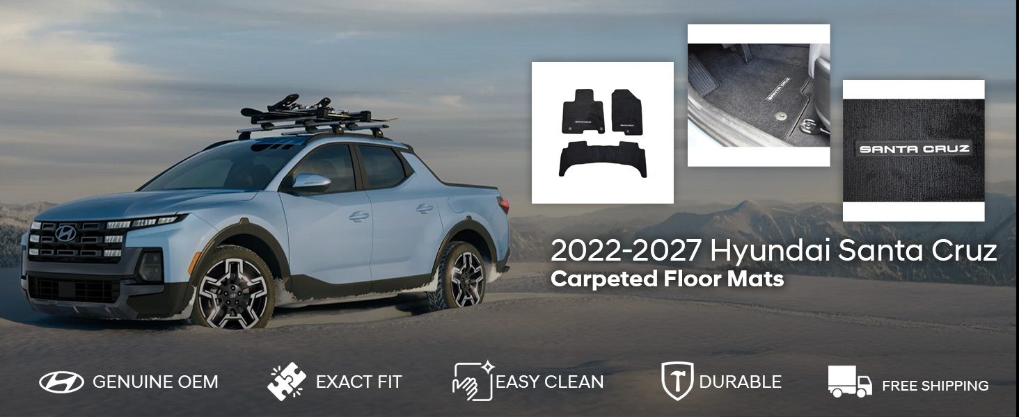 2022-2027 Hyundai Santa Cruz Carpet Floor Mats