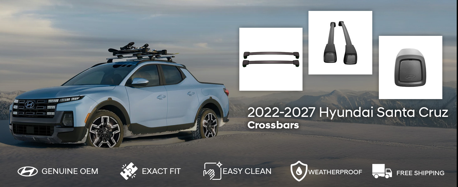 2022-2027 Hyundai Santa Cruz Crossbars