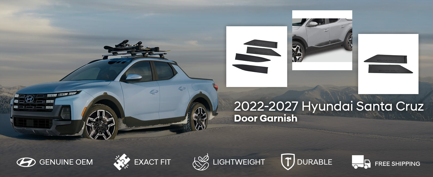 2022-2027 Hyundai Santa Cruz Door Garnish 2022-2027 Hyundai Santa Cruz Door Garnish