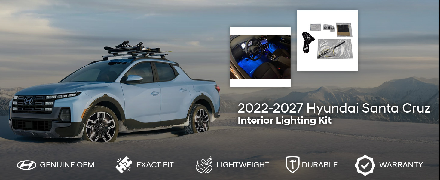 2022-2027 Hyundai Santa Cruz Interior Lighting Kit