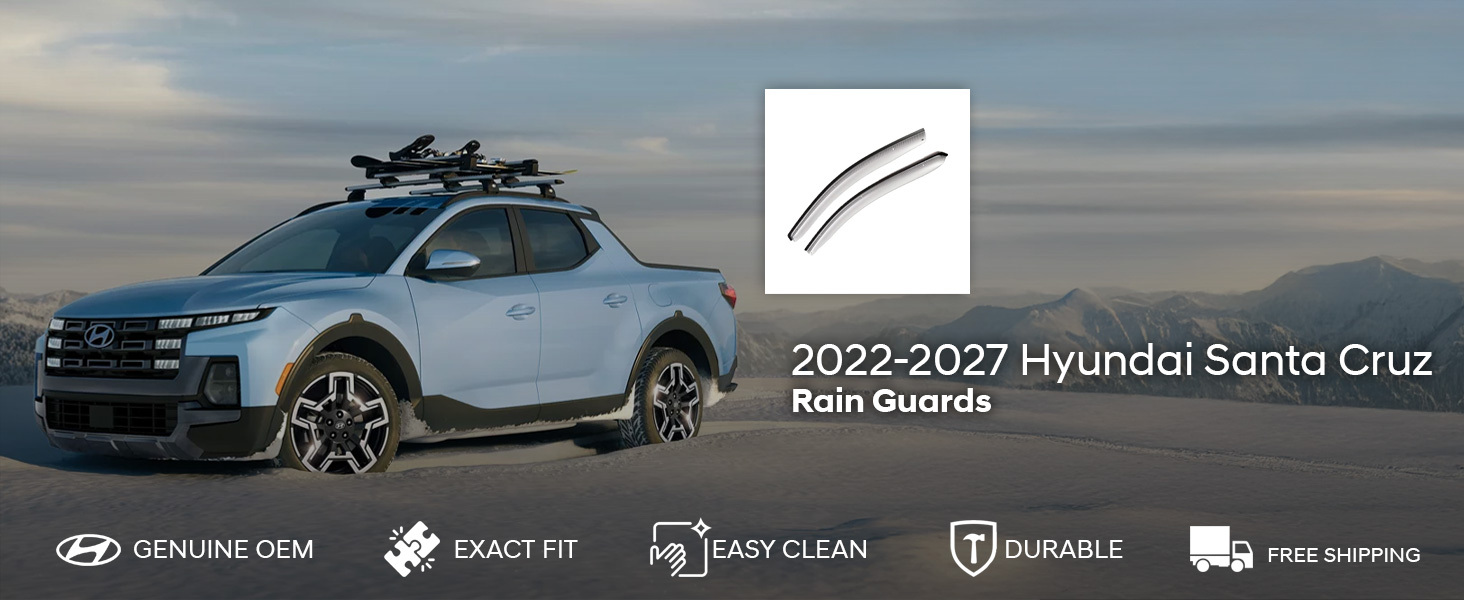 2022-2027 Hyundai Santa Cruz Rain Guards