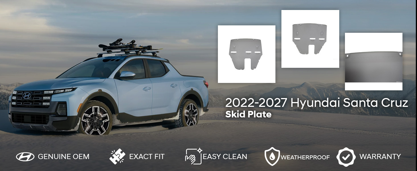2022-2027 Hyundai Santa Cruz Skid Plate 2022-2027 Hyundai Santa Cruz Skid Plate