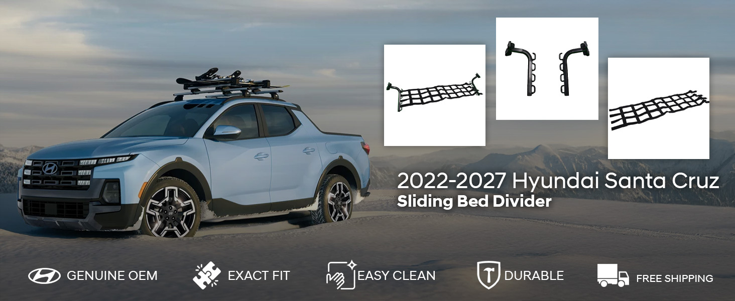 2022-2027 Hyundai Santa Cruz Sliding Bed Divider