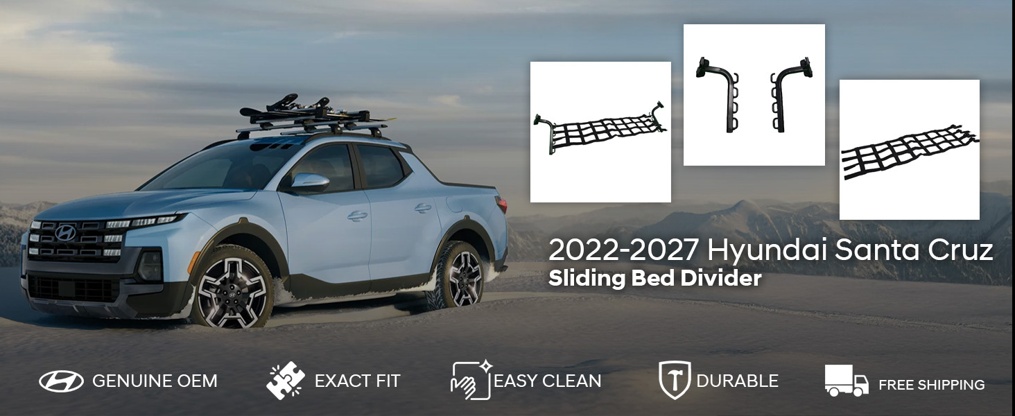 2022-2027 Hyundai Santa Cruz Sliding Bed Divider