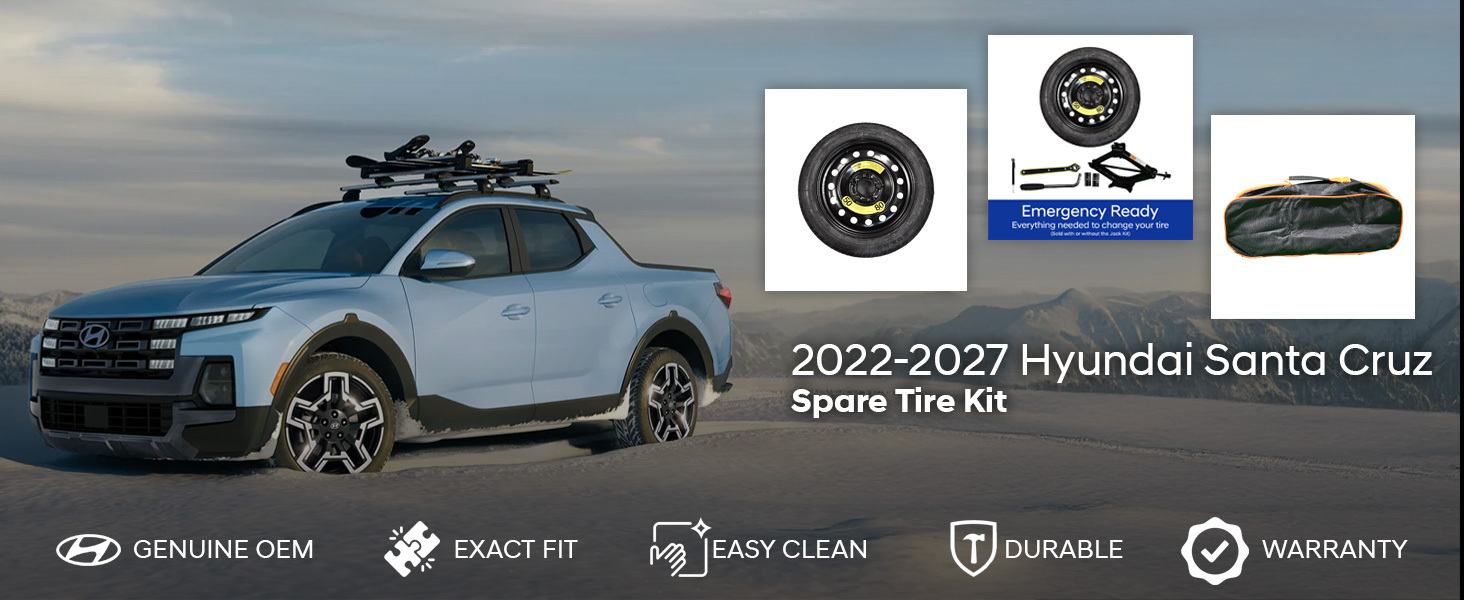 2022-2027 Hyundai Santa Cruz Spare Tire Kit 2022-2027 Hyundai Santa Cruz Spare Tire Kit