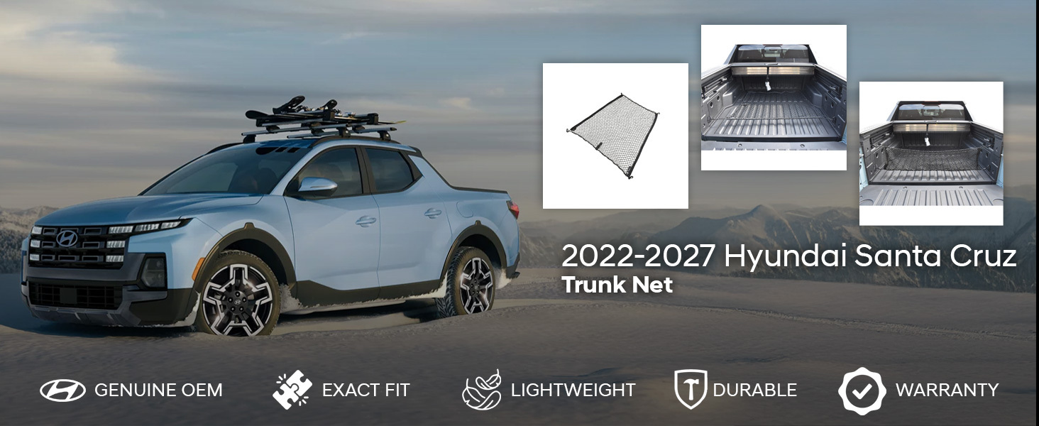 2022-2027 Hyundai Santa Cruz Trunk Net 2022-2027 Hyundai Santa Cruz Trunk Net