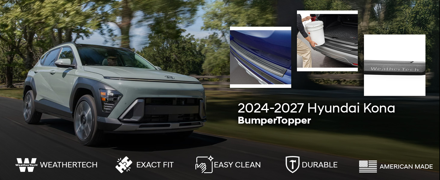2024-2027 Hyundai Kona WeatherTech BumperTopper