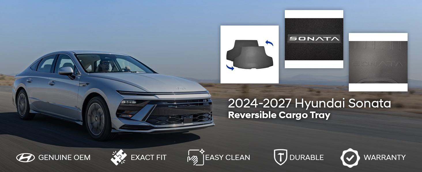 2024-2027 Hyundai Sonata Reversible Cargo Tray 2024-2027 Hyundai Sonata Reversible Cargo Tray