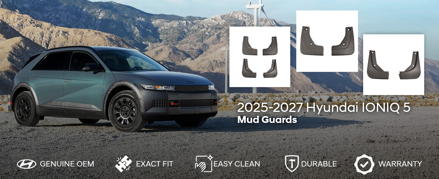 2025-2027 Hyundai IONIQ 5 Mud Guards