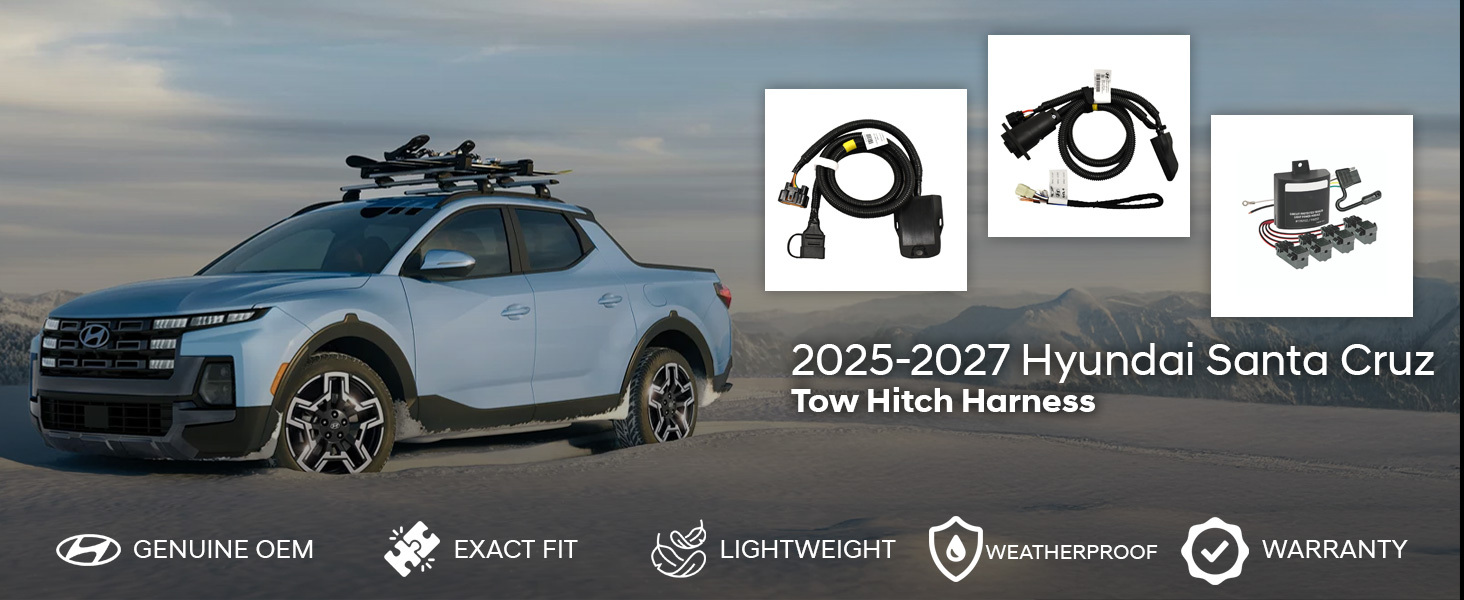 2025-2027 Hyundai Santa Cruz Tow Hitch Harness