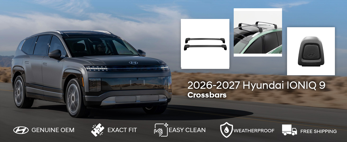 2026-2027 Hyundai IONIQ 9 Crossbars 2026-2027 Hyundai IONIQ 9 Crossbars