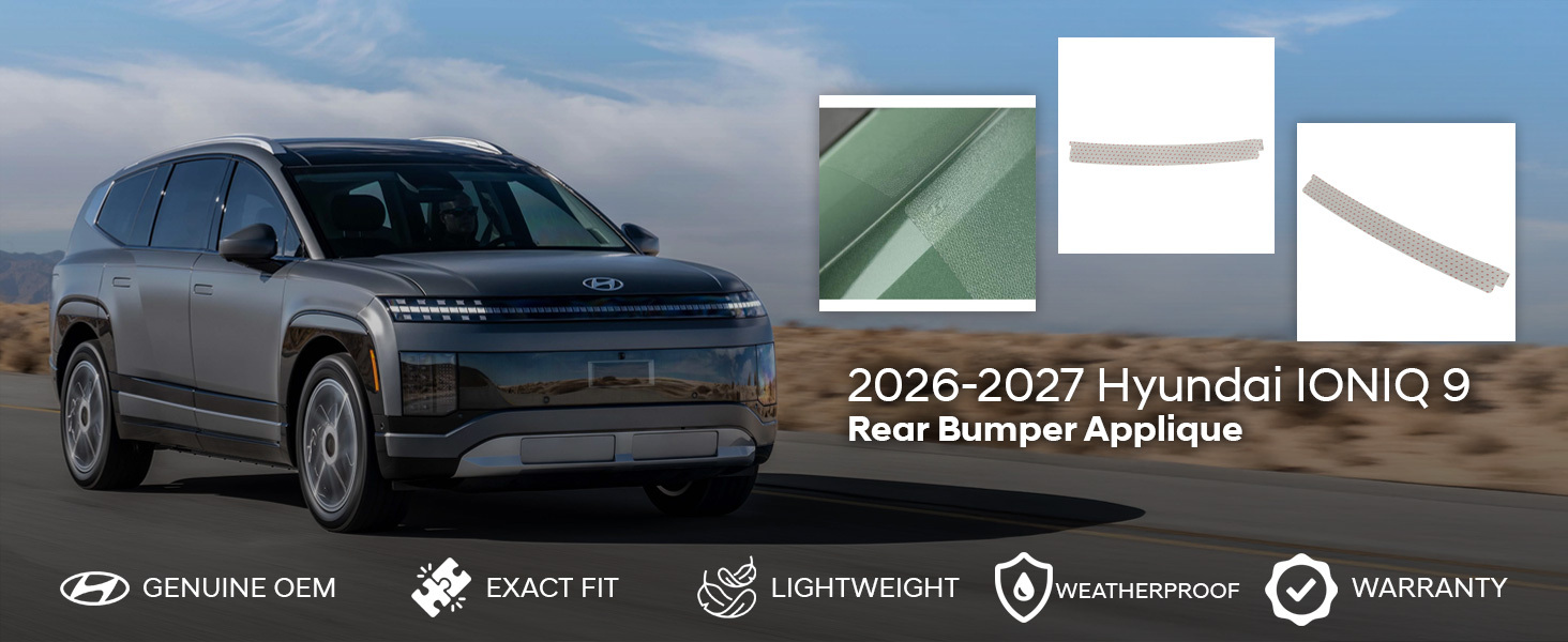 2026-2027 Hyundai IONIQ 9 Rear Bumper Applique