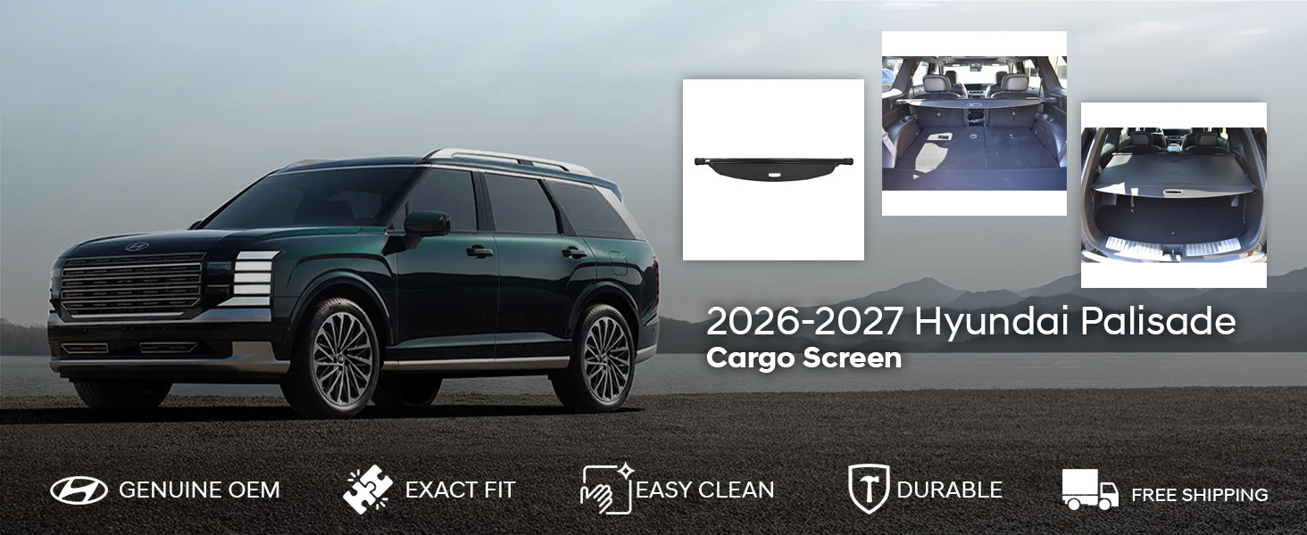 2026-2027 Hyundai Palisade Cargo Screen 2026-2027 Hyundai Palisade Cargo Screen