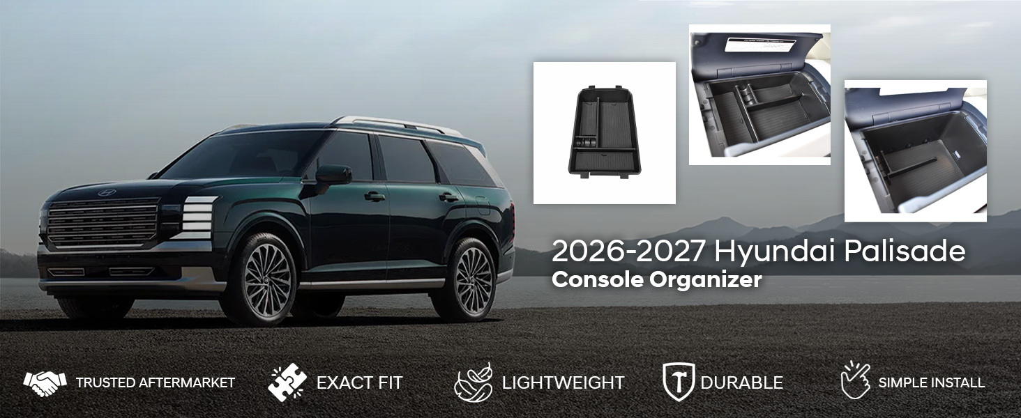 2026 Hyundai Palisade Console Organizer