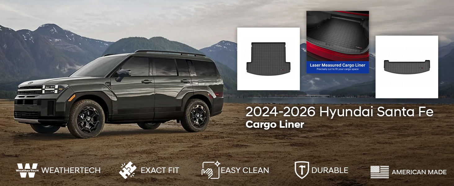 2024-2026 Hyundai Santa Fe WeatherTech Cargo Liner