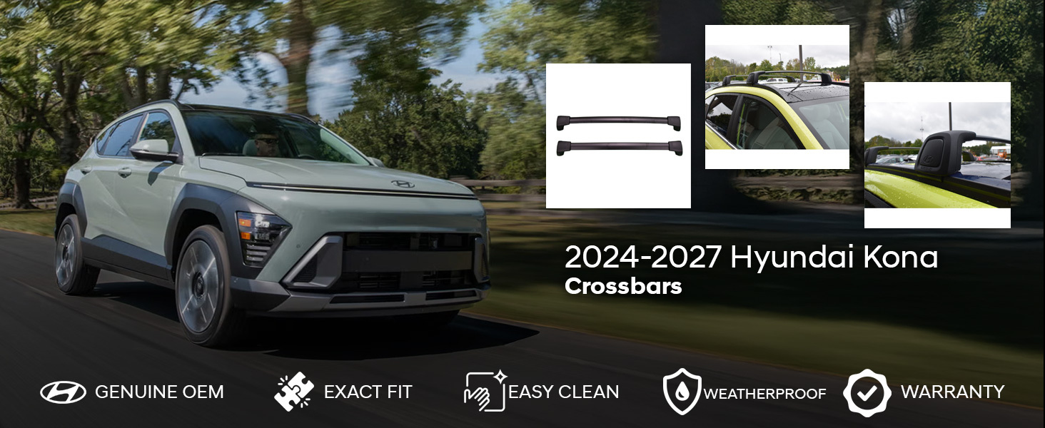 2024-2027 Hyundai Kona Crossbars