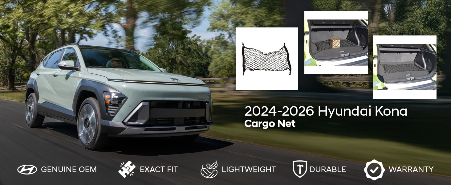 2024-2026 Hyundai Kona Cargo Net