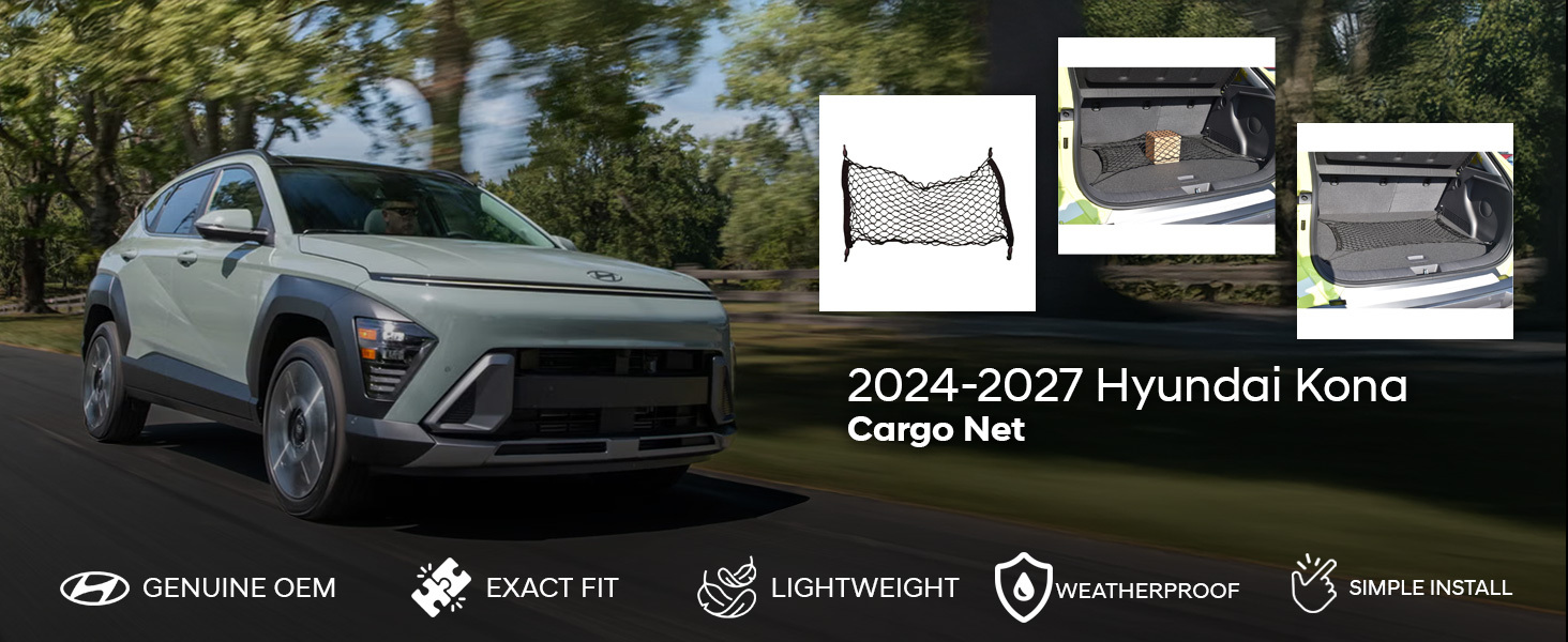 2024-2027 Hyundai Kona Cargo Net