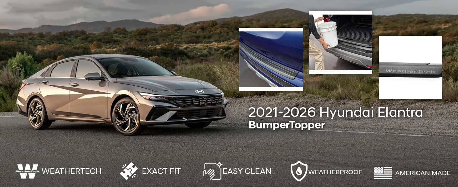 2021-2026 Hyundai Elantra WeatherTech BumperTopper