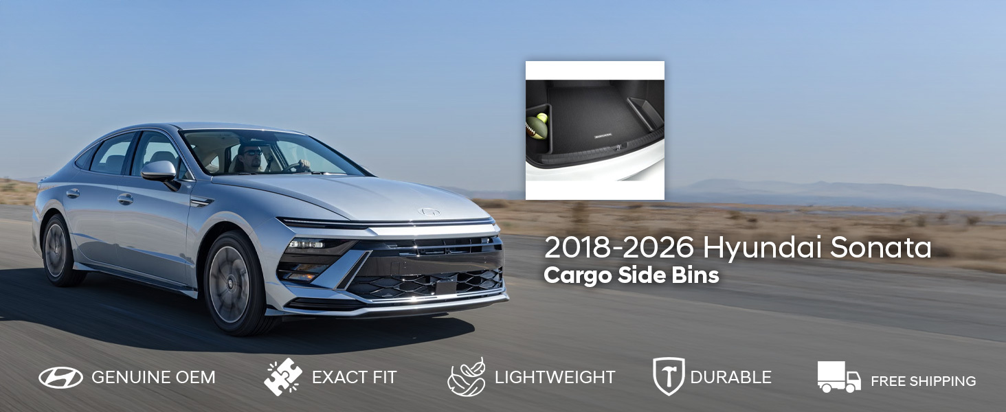 2018-2026 Hyundai Sonata Cargo Side Bins 2018-2026 Hyundai Sonata Cargo Side Bins