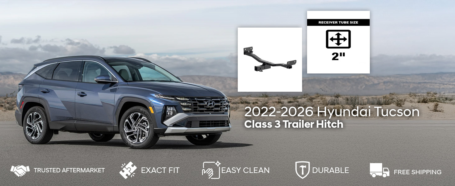 2022-2026 Hyundai Tucson Class 3 Trailer Hitch 2022-2026 Hyundai Tucson Class 3 Trailer Hitch