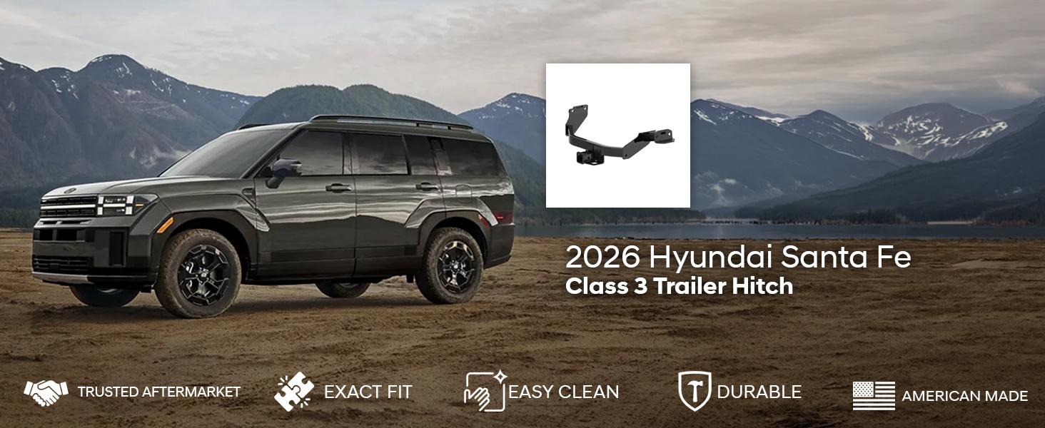 2026 Hyundai Santa Fe Class 3 Trailer Hitch