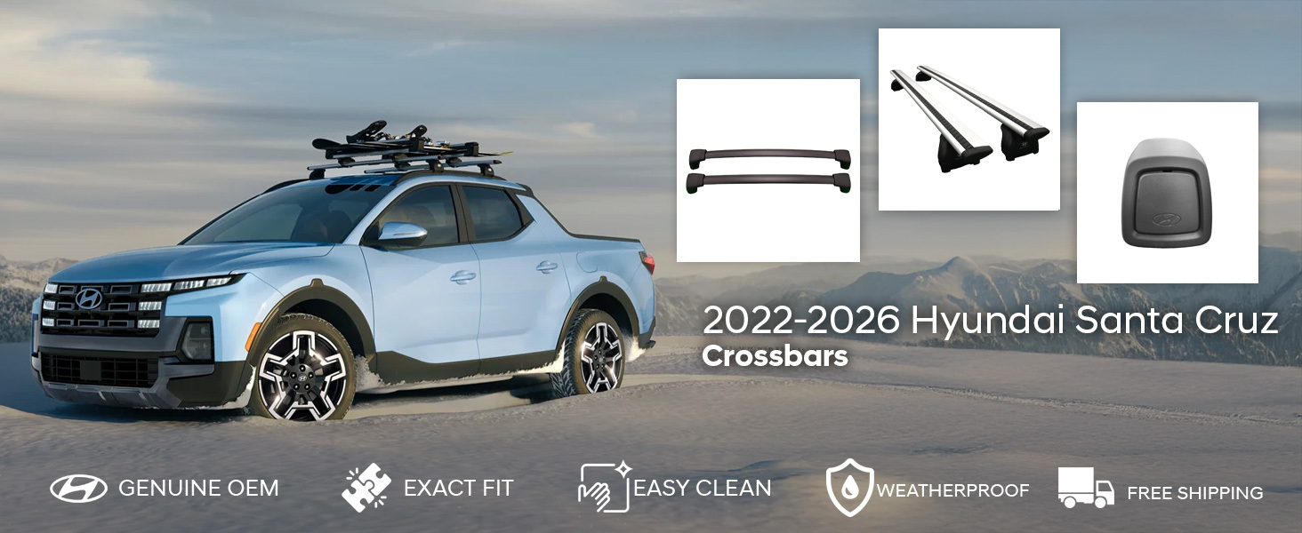 2022-2026 Hyundai Santa Cruz Crossbars