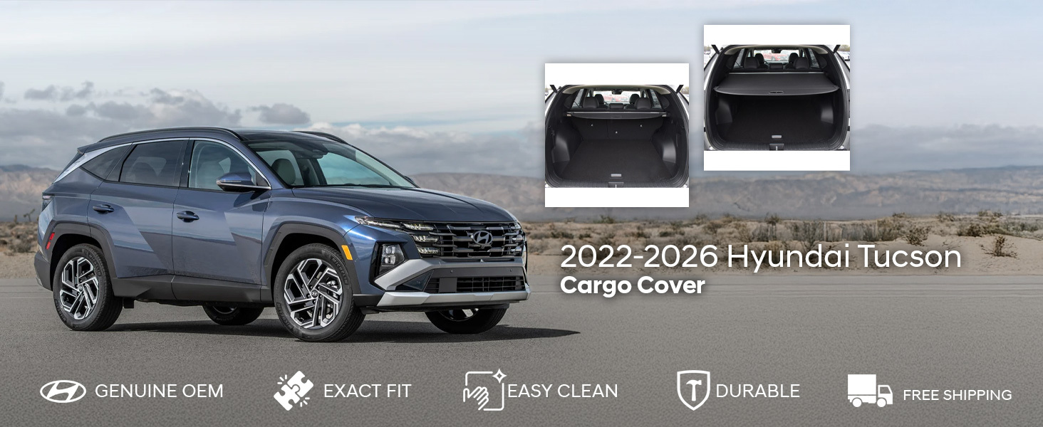 2022-2026 Hyundai Tucson Cargo Cover 2022-2026 Hyundai Tucson Cargo Cover