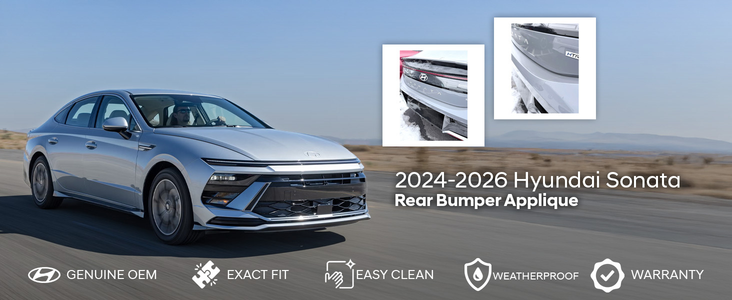 2024-2026 Hyundai Sonata Rear Bumper Applique