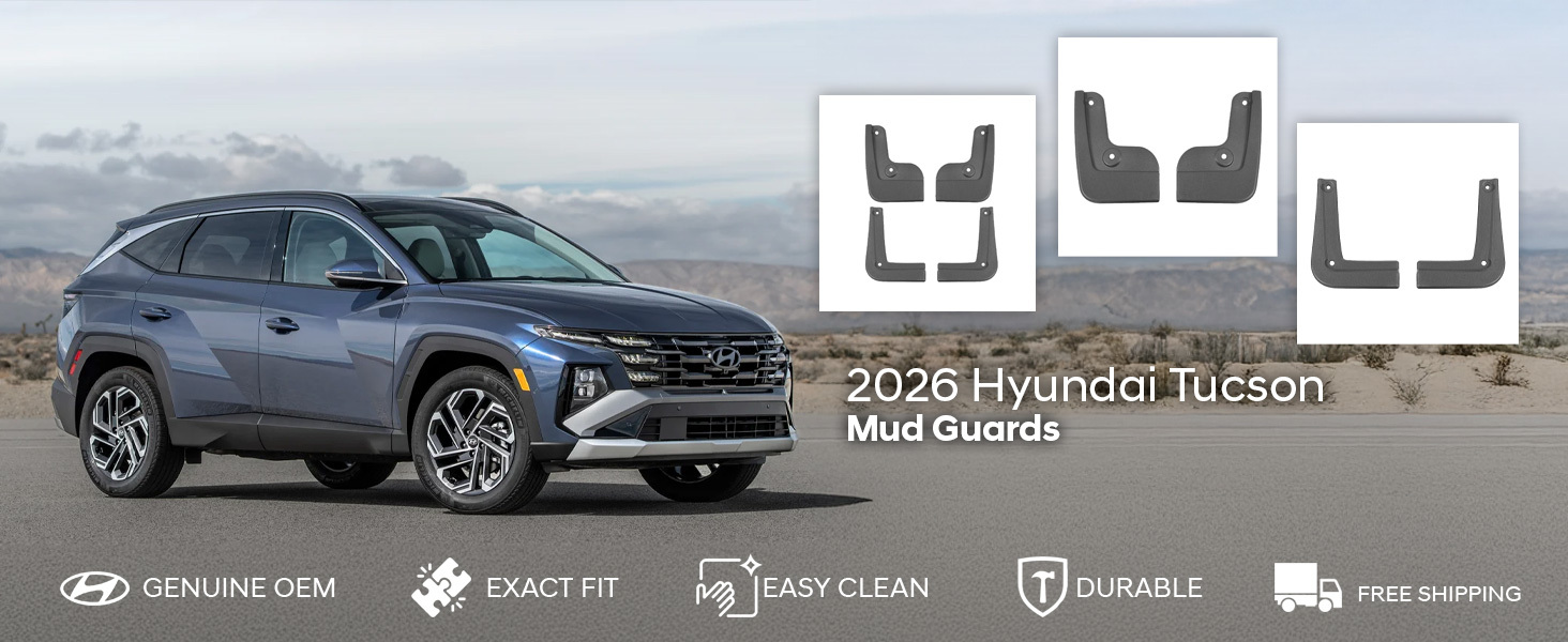 2026 Hyundai Tucson Mud Guards