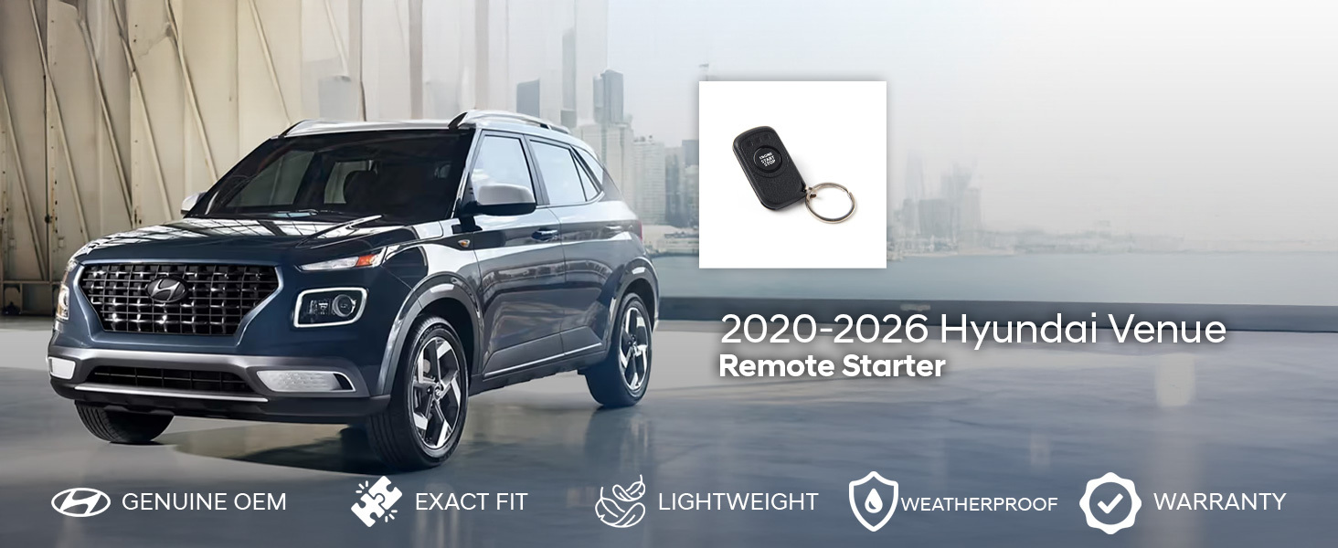 2020-2026 Hyundai Venue Remote Starter