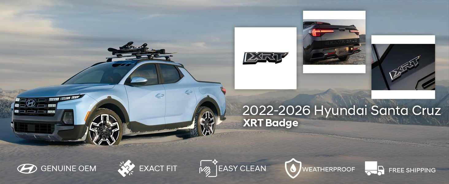 2022-2026 Hyundai Santa Cruz XRT Badge 2022-2026 Hyundai Santa Cruz XRT Badge