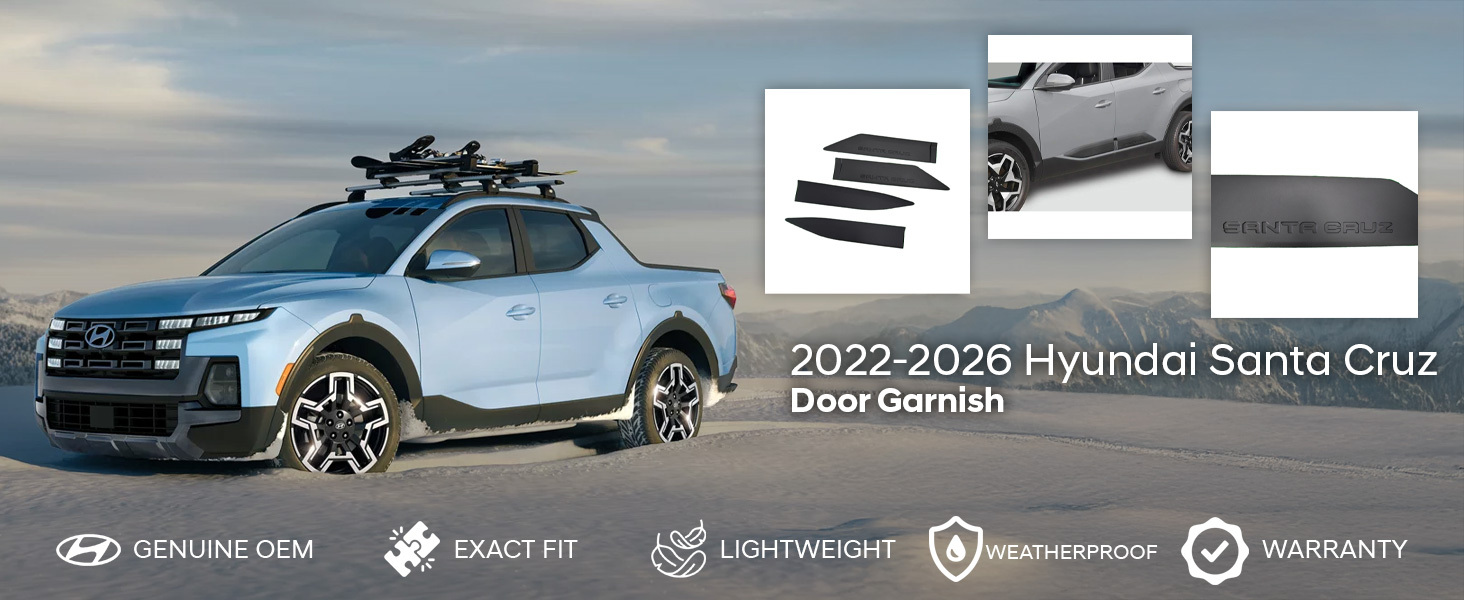 2022-2026 Hyundai Santa Cruz Door Garnish 2022-2026 Hyundai Santa Cruz Door Garnish