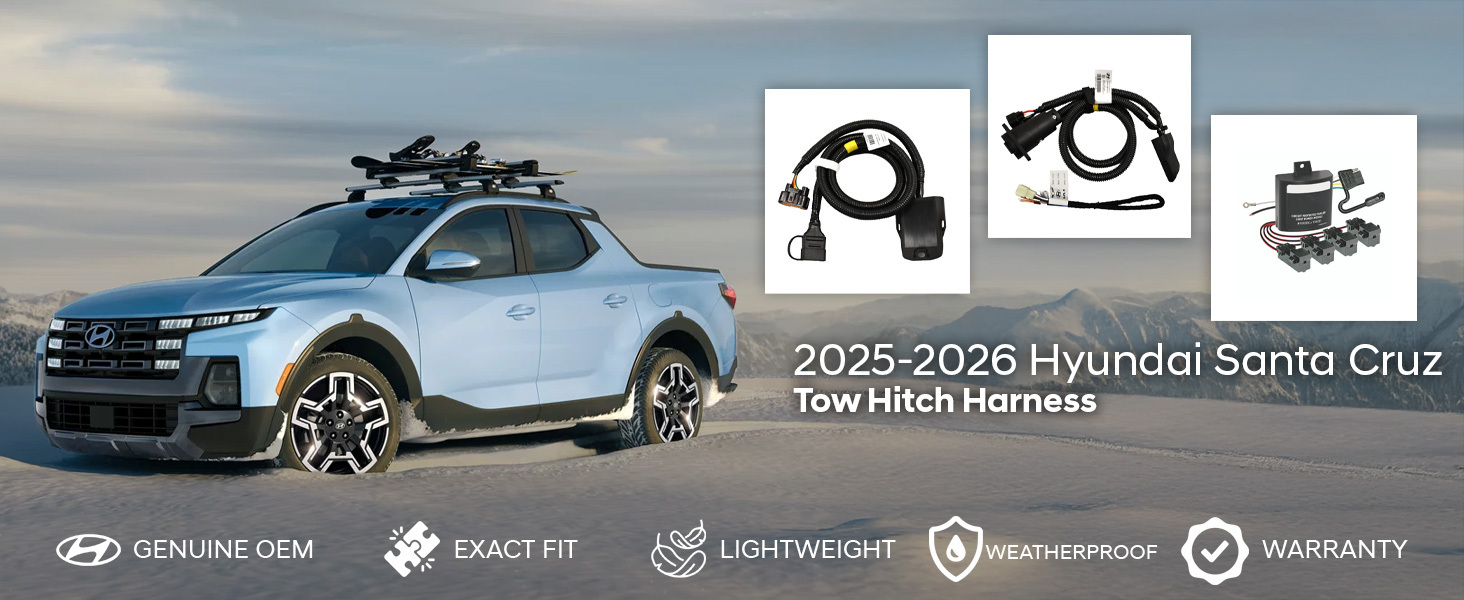 2025-2026 Hyundai Santa Cruz Tow Hitch Harness