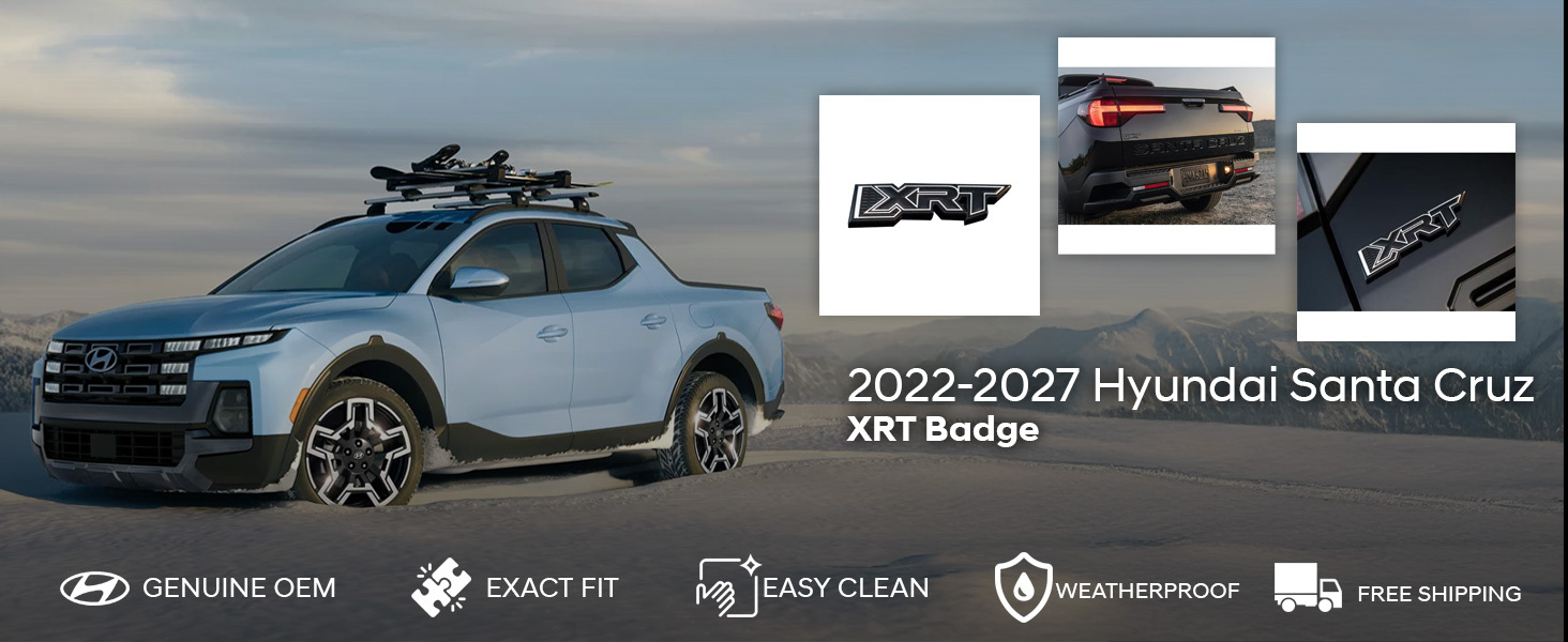 2022-2027 Hyundai Santa Cruz XRT Badge 2022-2027 Hyundai Santa Cruz XRT Badge