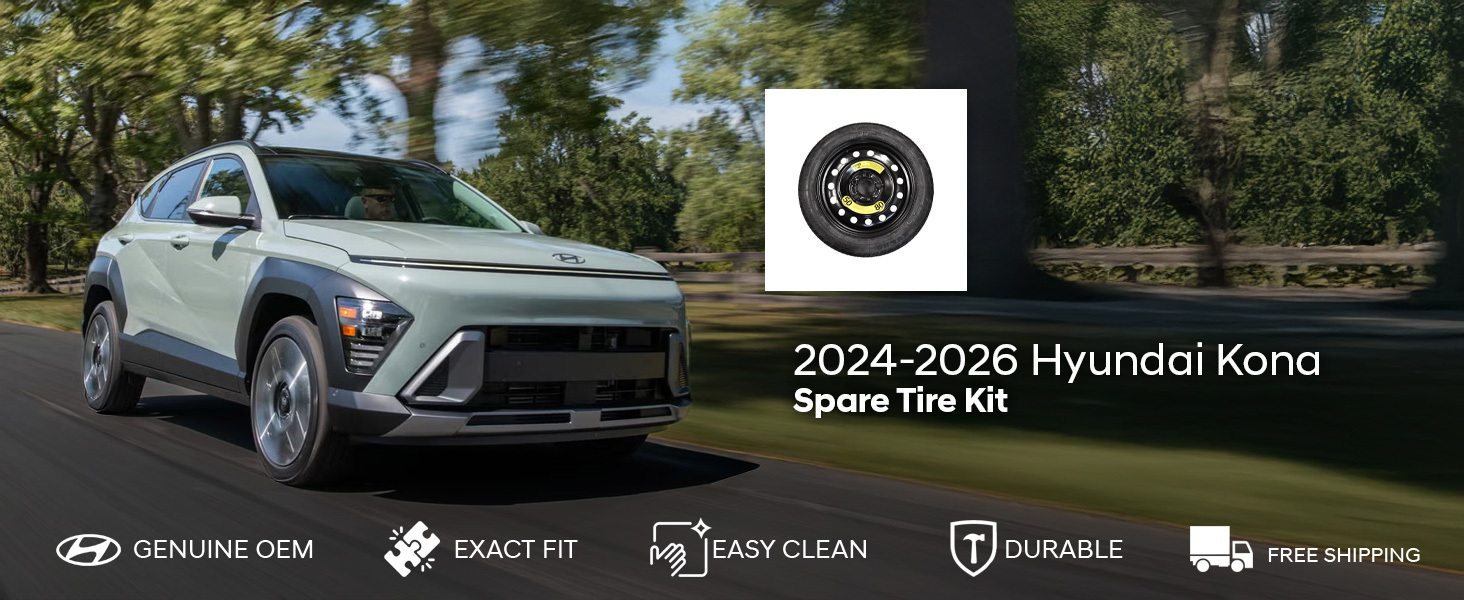 2024-2026 Hyundai Kona Spare Tire Kit