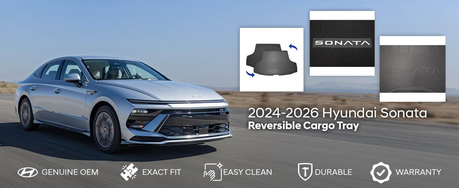2024-2026 Hyundai Sonata Reversible Cargo Tray