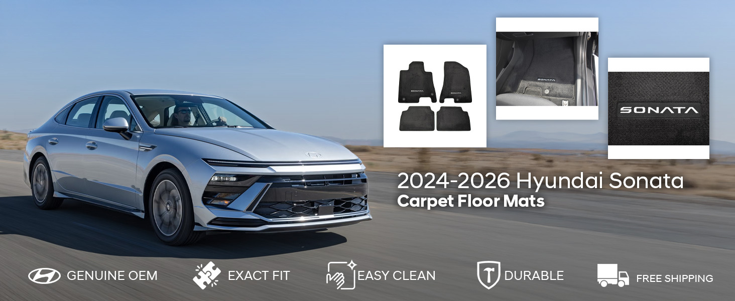 2024-2026 Hyundai Sonata Carpet Floor Mats