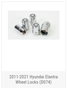 2021 Hyundai Elantra Wheel Locks