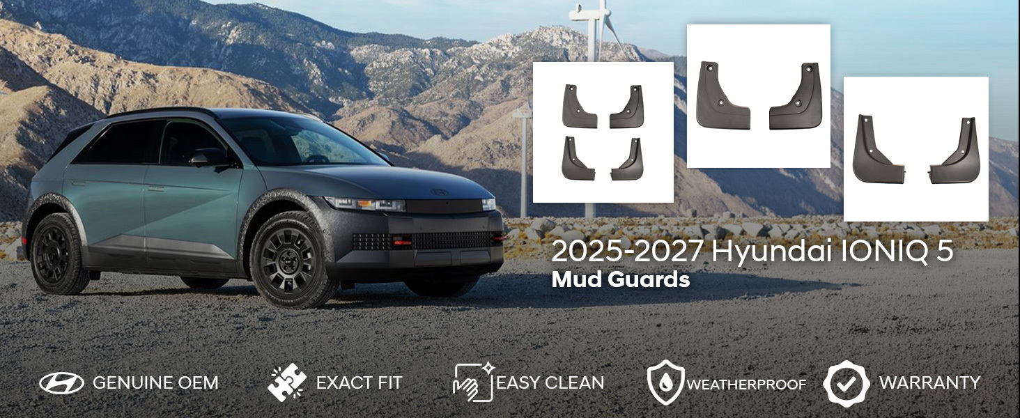 2025-2027 Hyundai IONIQ 5 Mud Guards