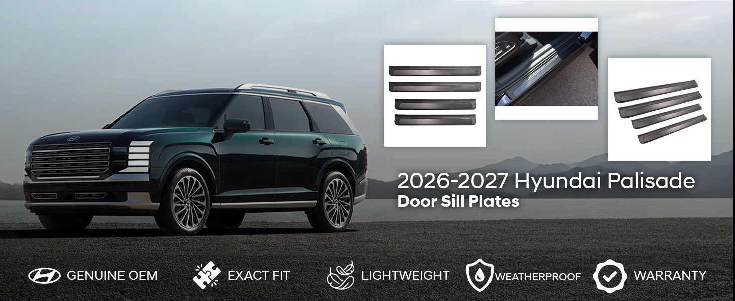 2026-2027 Hyundai Palisade Door Sill Plates