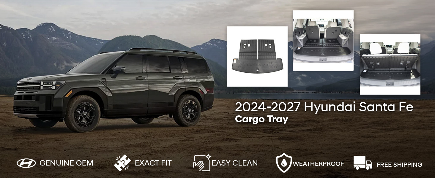 2024-2027 Hyundai Santa Fe Cargo Tray 2024-2027 Hyundai Santa Fe Cargo Tray