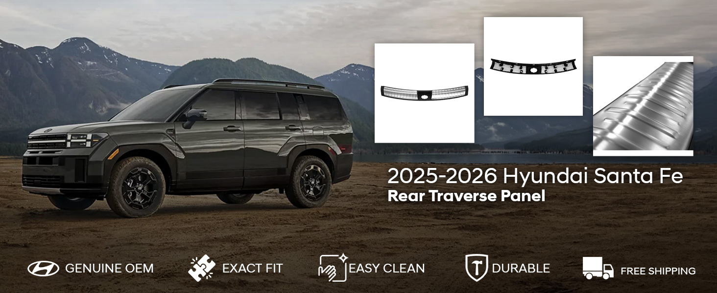 2025-2026 Hyundai Santa Fe Rear Traverse Panel