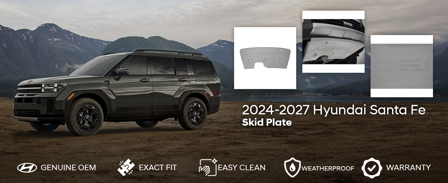 2024-2027 Hyundai Santa Fe Skid Plate