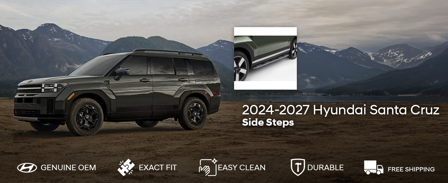 2024-2027 Hyundai Santa Fe Side Steps