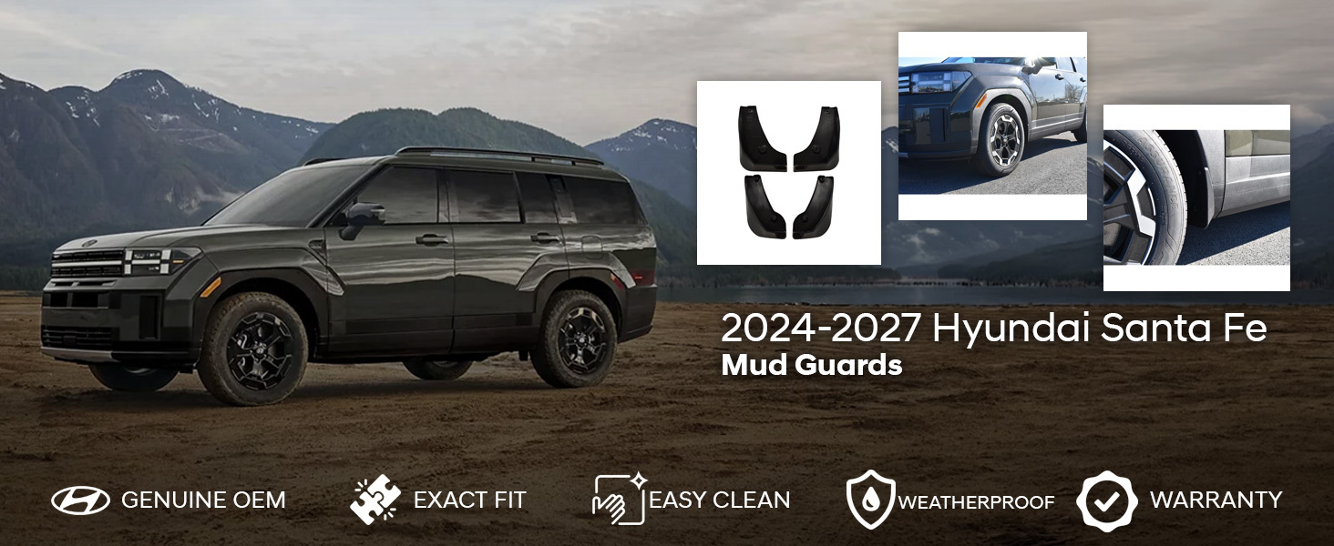 2024-2027 Hyundai Santa Fe Mud Guards