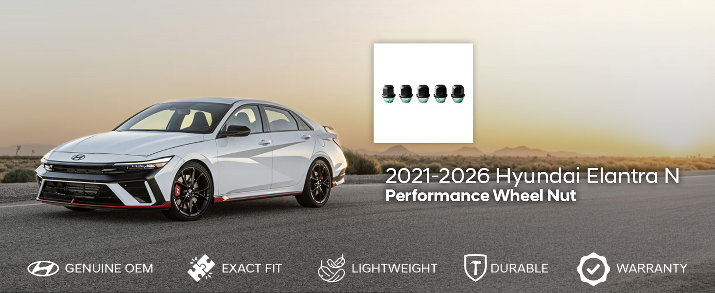 2021-2026 Hyundai Elantra N Performance Wheel Nut