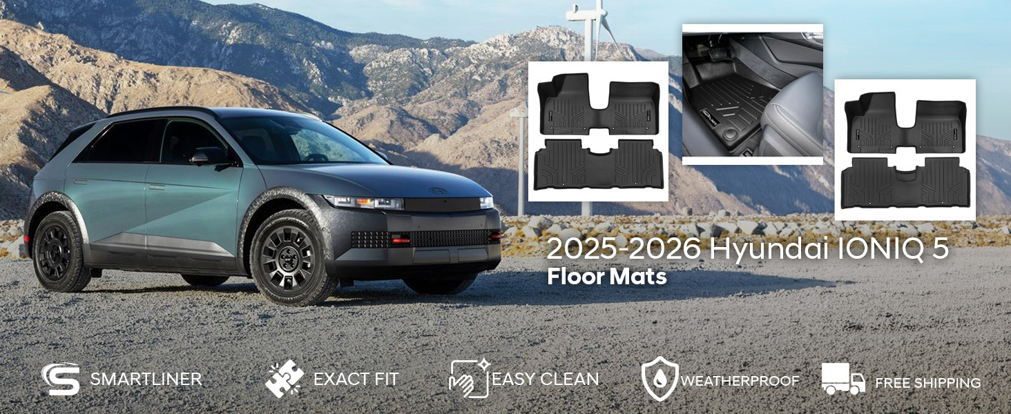 2025-2026 Hyundai IONIQ 5 SmartLiner Floor Mats
